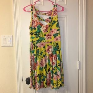 Yellow Flowery Dress